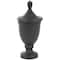 Ceramic Fluted Urn-Shaped Living Room Decorative Jar with Lid
